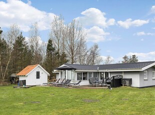 Stort sommerhus med spabad, sauna og skøn naturgrund