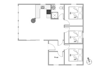 Sommerhus 6 personer Pugeldal Houstrup 6830 Nr Nebel