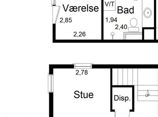 Lejebolig på 110 m2