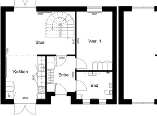 4 værelses familiebolig