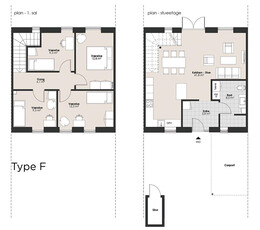 5 værelses hus på 132 m