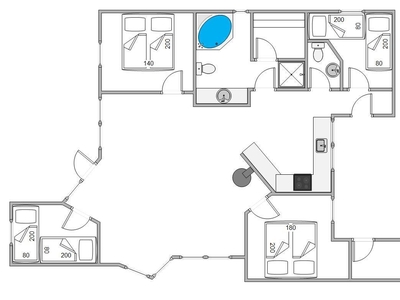 Sommerhus - 8 personer - Humlegårdsvej - Bjerregård - 6960 - Hvide Sande