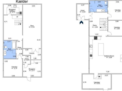 4 værelses hus på 173 m