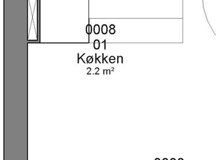 1 værelses ungdomsbolig