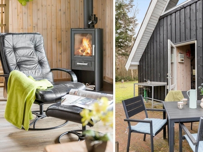 Ældre, hyggeligt sommerhus ved Naturpark Randers Fjord til 5 personer og hund