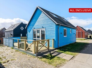 Moderne feriehus ved Tyskerhavnen i Hvide Sande