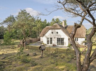 Stråtækt sommerhus med skøn indretning og fredfyldt naturgrund