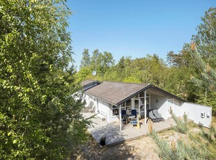 Flot sommerhus med stor terrasse