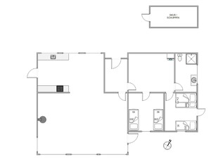 Sommerhus - 5 personer - Nørre Meldbjergdal