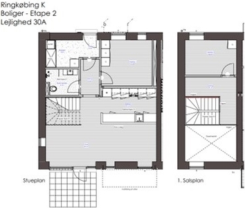 3 værelses lejlighed på 109 m2