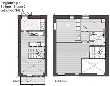 3 værelses lejlighed på 115 m2