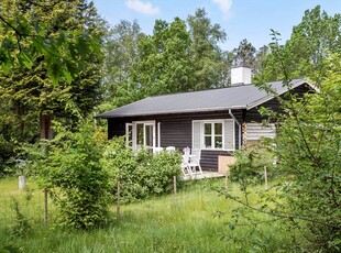 Hyggeligt træsommerhus på stor naturgrund