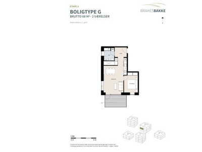 Lej 2-værelses lejlighed på 68 m² i Horsens